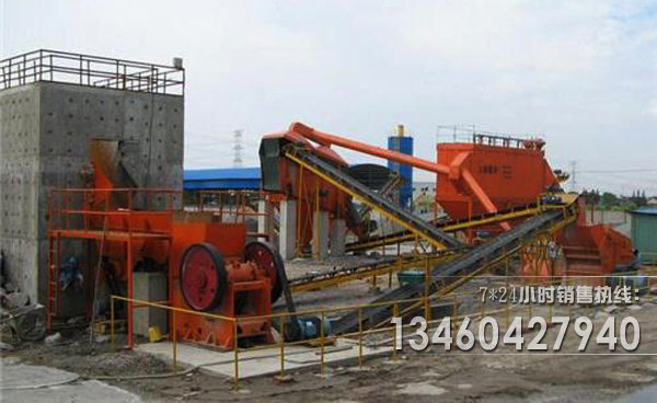 制砂生産線現場