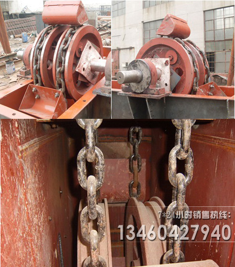 環鏈鬥式提升機廠家解說其斷鏈條處理