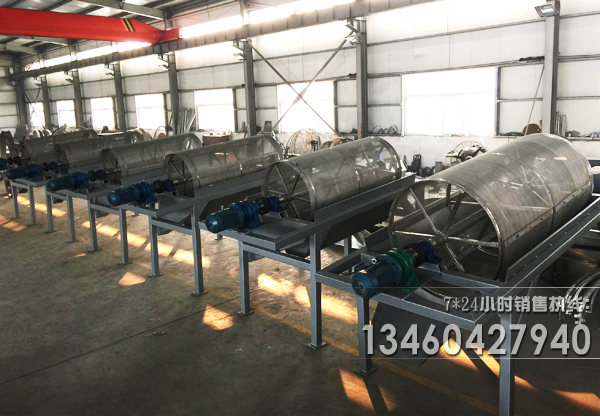 接觸物料不鏽鋼滾筒篩圖片