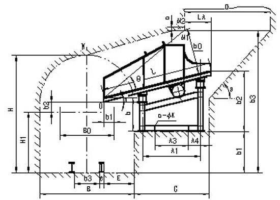 振動放礦機結構圖