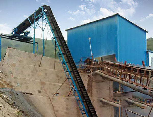 大傾角波狀擋邊帶式輸送機的結構、安裝和調整