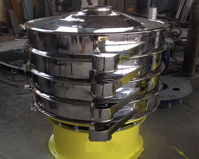 圓盤式振動篩篩分物料将運行軌迹