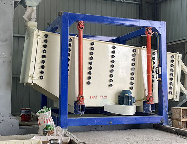 珍珠岩制砂生産線中使用方形搖擺篩進行分級的比價多