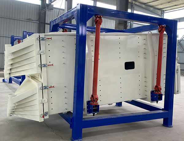 珍珠岩制砂生産線中使用方形搖擺篩進行分級的比價多