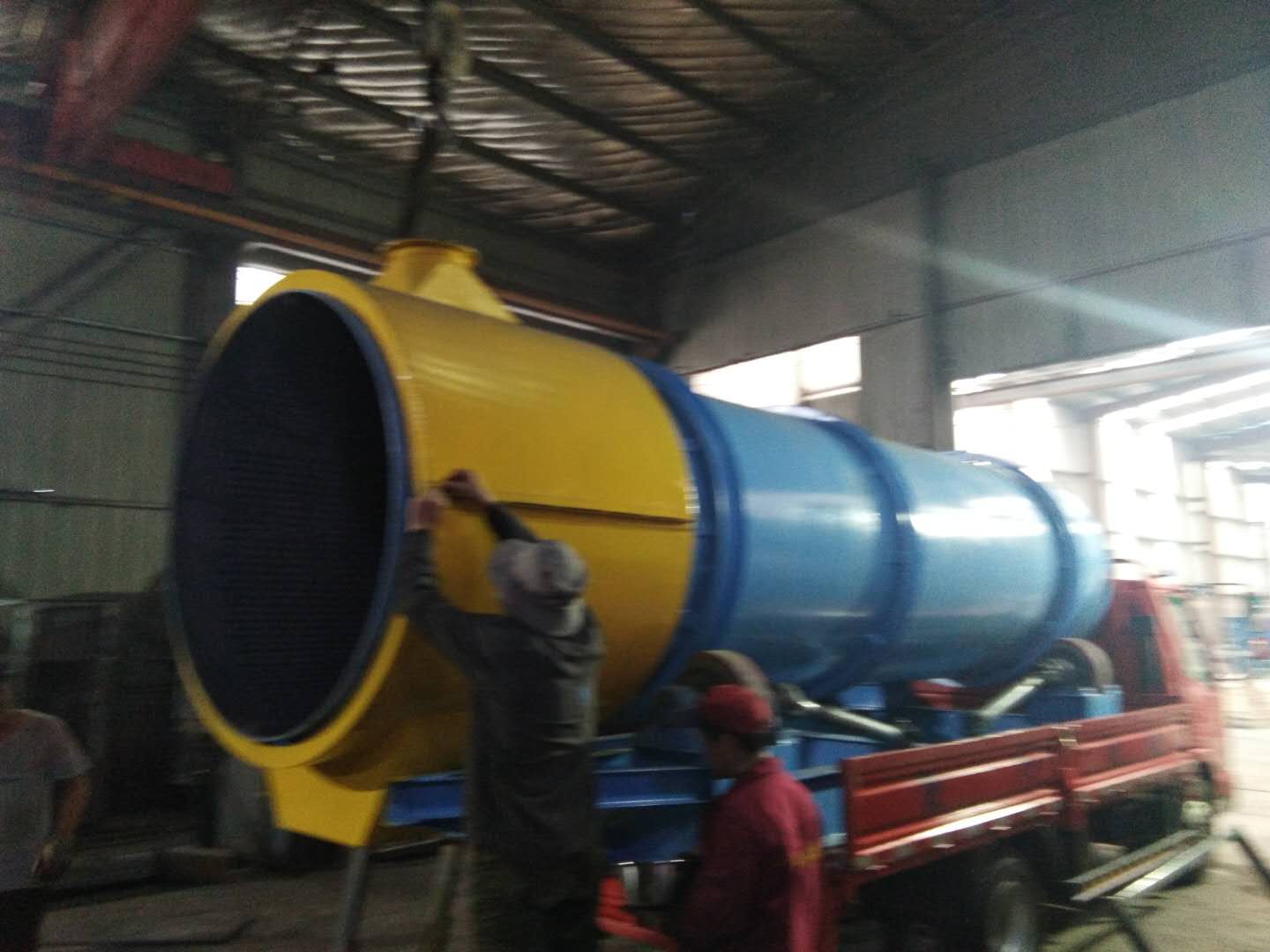 山東威海滾筒落砂機即将發貨請注意查收