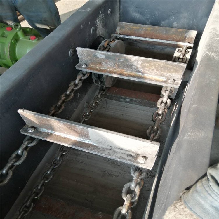 磷礦粉鏈闆式刮闆運料輸送機結構圖介紹