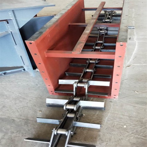 磷礦粉鏈闆式刮闆運料輸送機結構圖介紹